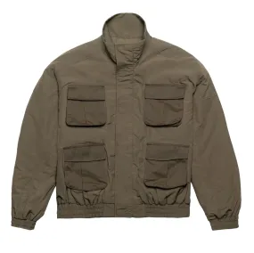 HOMME  Cargo Pocket Bomber Jacket Army