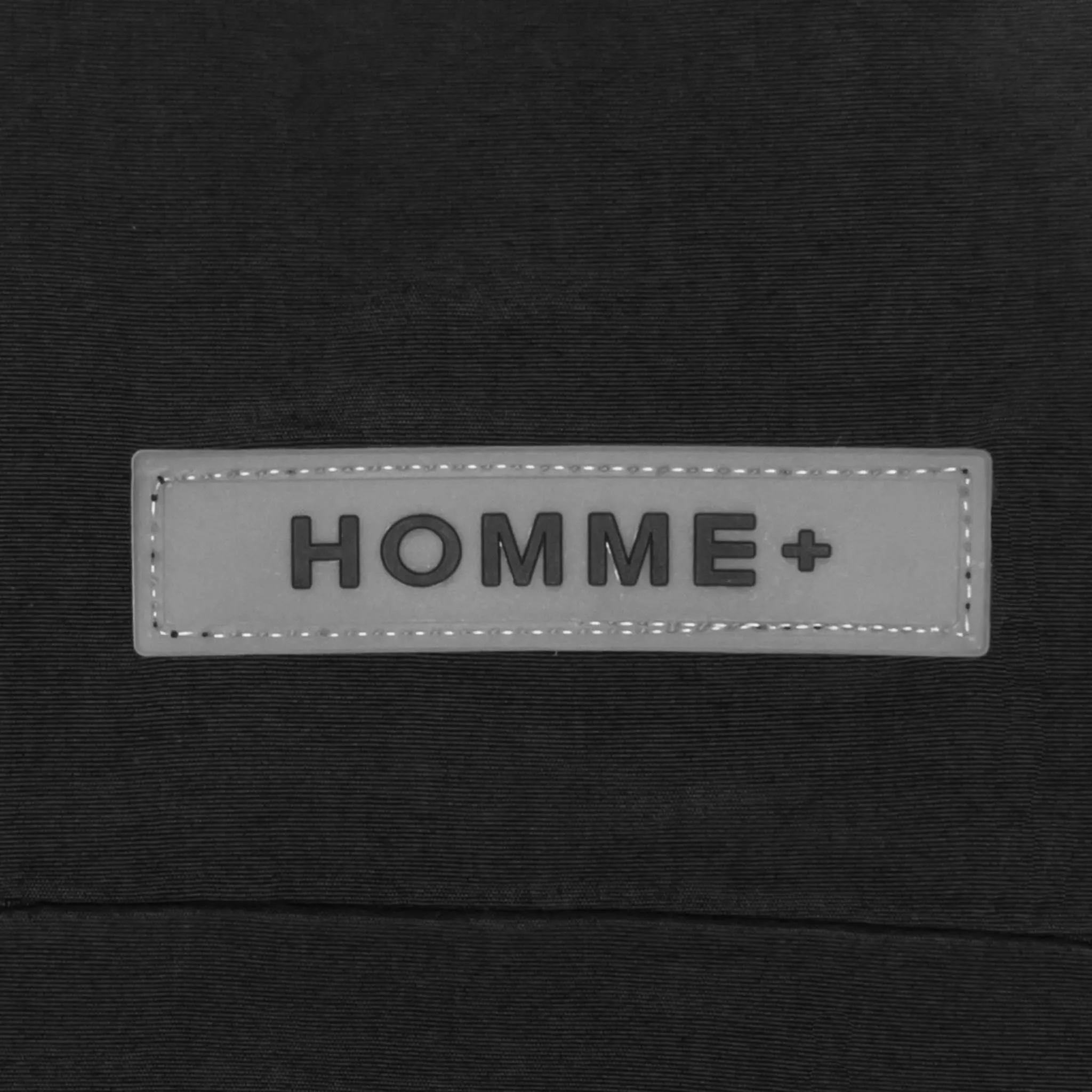 HOMME  Cargo Pocket Bomber Jacket Black