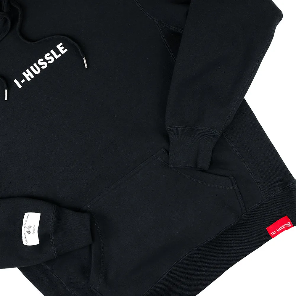 I-Hussle (Victory Flags) Hoodie - Black/White