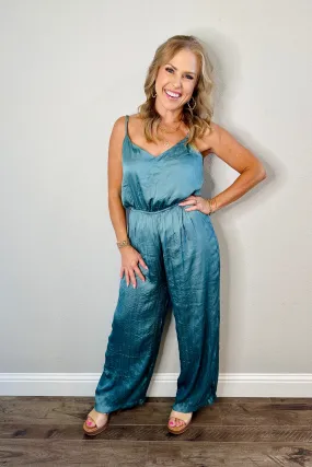 Impala Crinkle Satin Jumpsuit