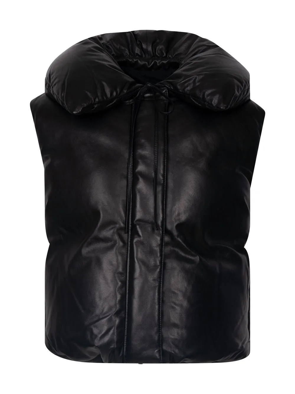 JIL SANDER Leather Padded Gilet for Women