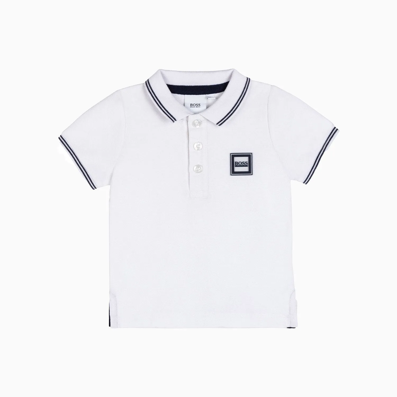 Kid's Boss Logo Badge Polo Shirt