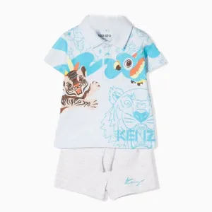 Kid's Polo Shirt And Short Outfit