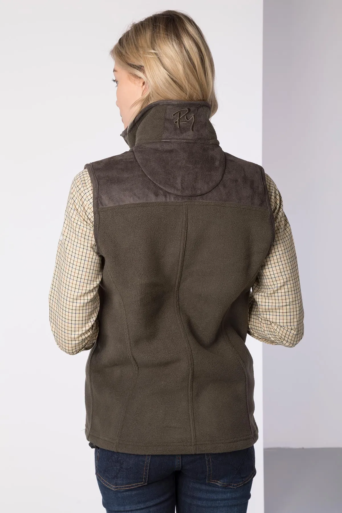 Ladies Garton II Fleece Gilet Pheasant Motif