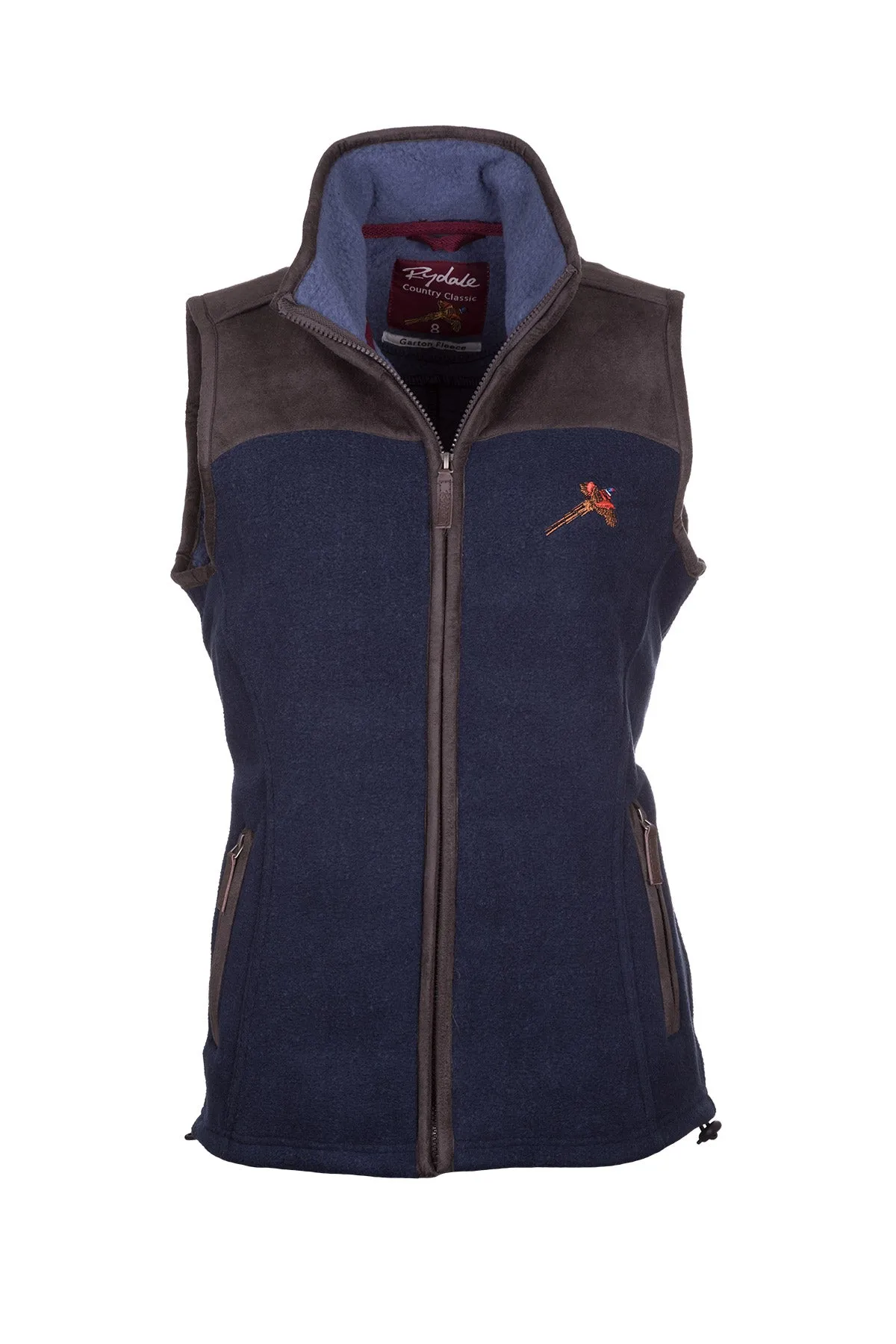 Ladies Garton II Fleece Gilet Pheasant Motif