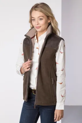 Ladies Garton II Fleece Gilet Ry Motif