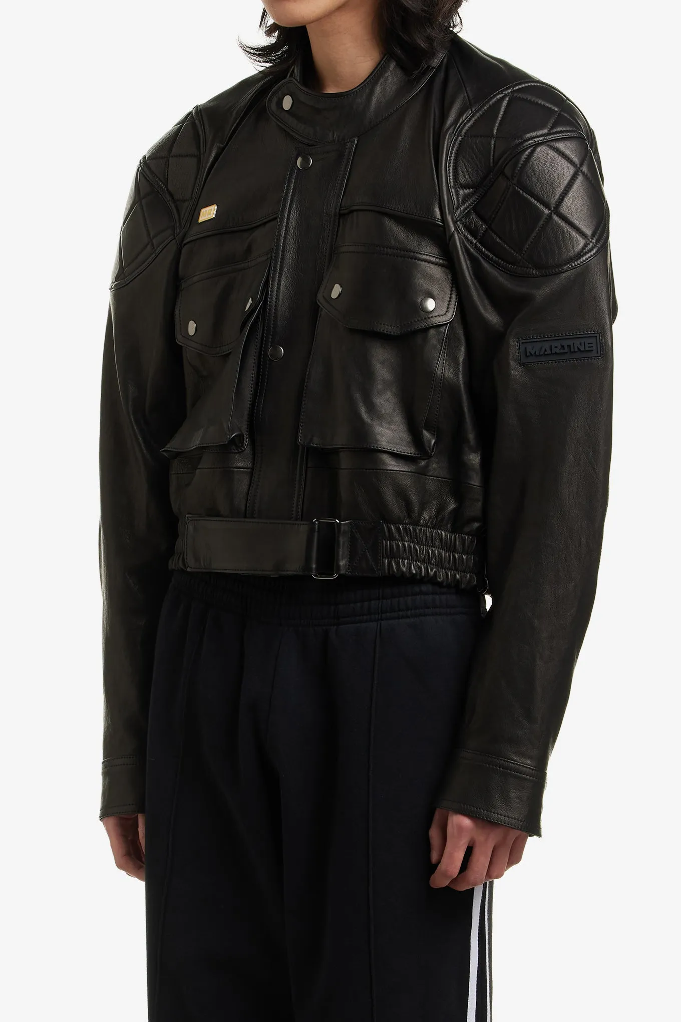 LEATHER RIDER JACKET