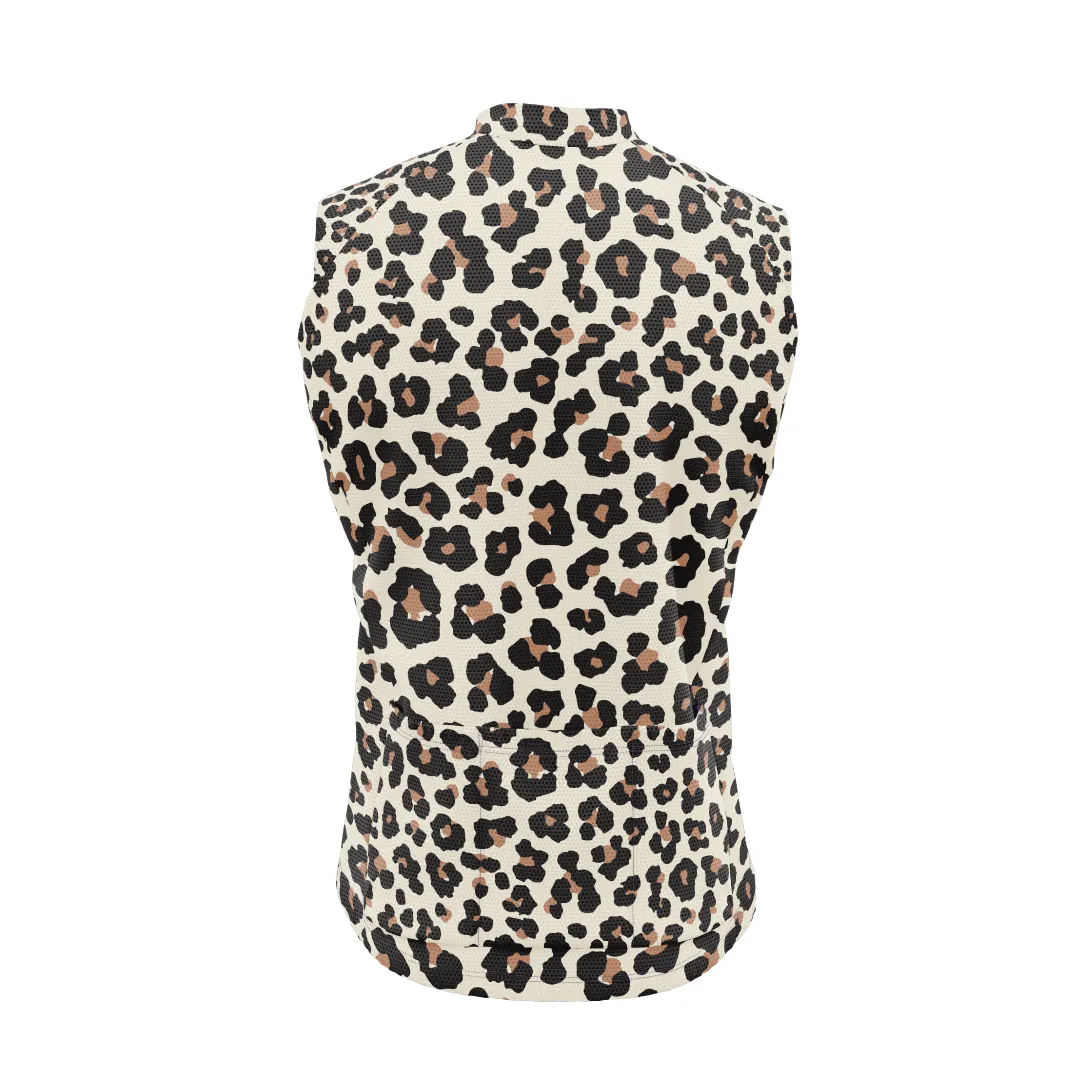 Leopard Print Cycling Gilet