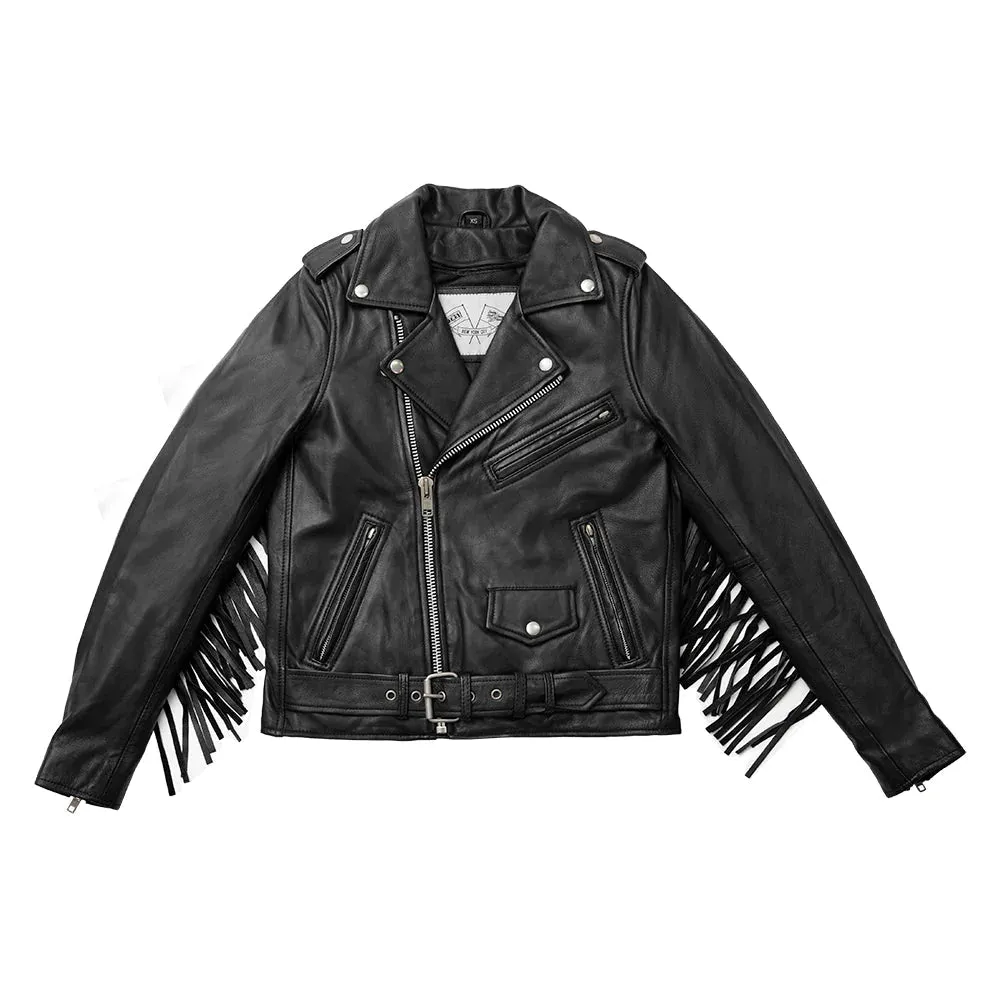 Lesley - Women's Leather Motorcycle Jacket - BHBR