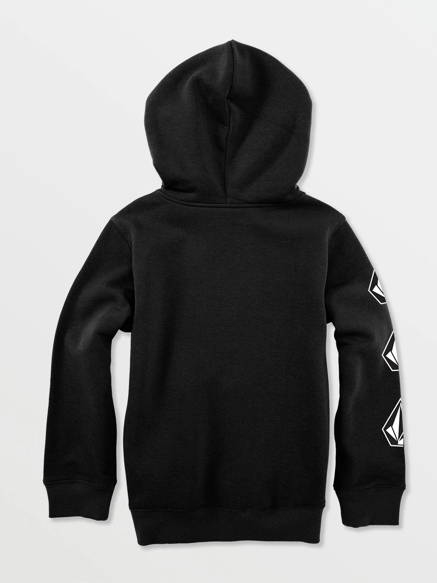 Little Boys Iconic Stone Hoodie - Black