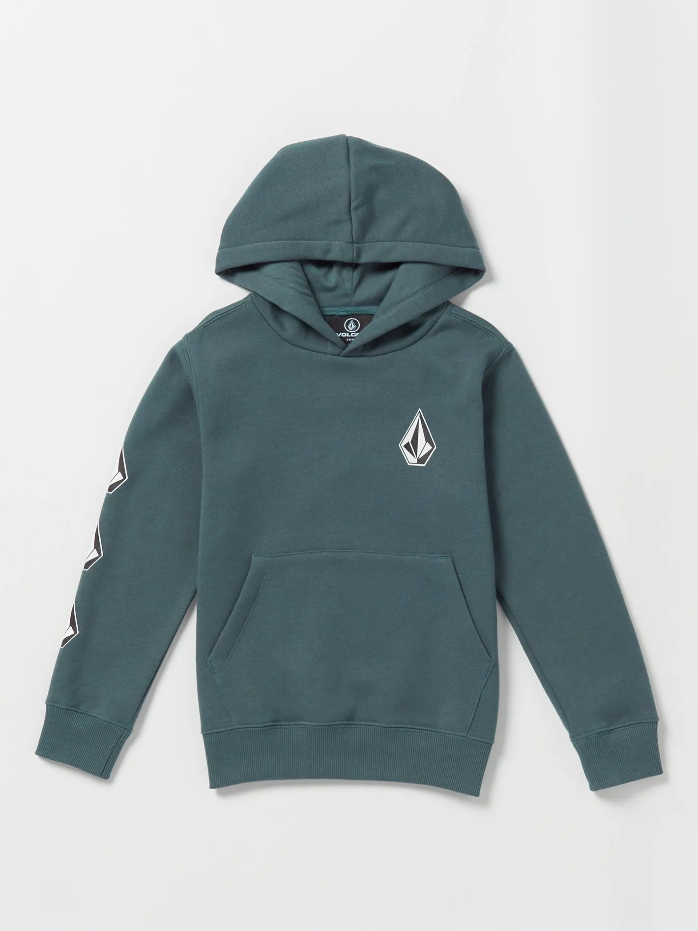 Little Boys Iconic Stone Hoodie - Dark Slate