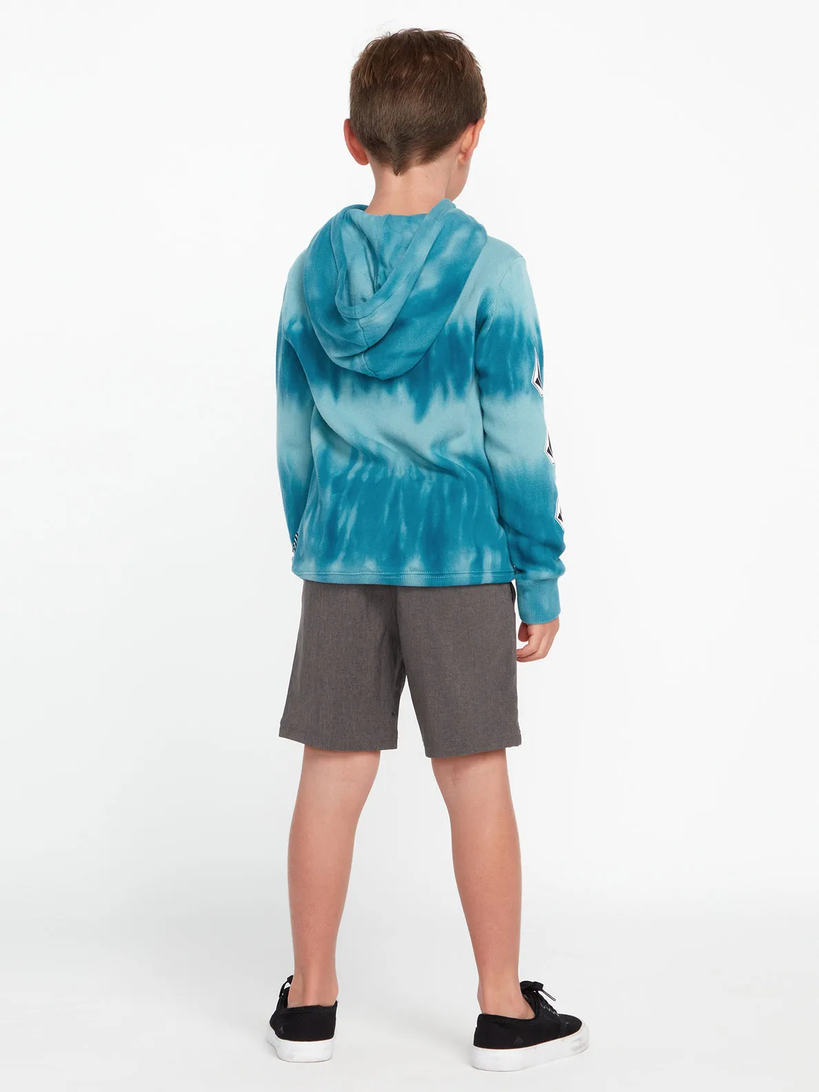 Little Boys Iconic Stone Plus Pullover Sweatshirt - Coastal Blue