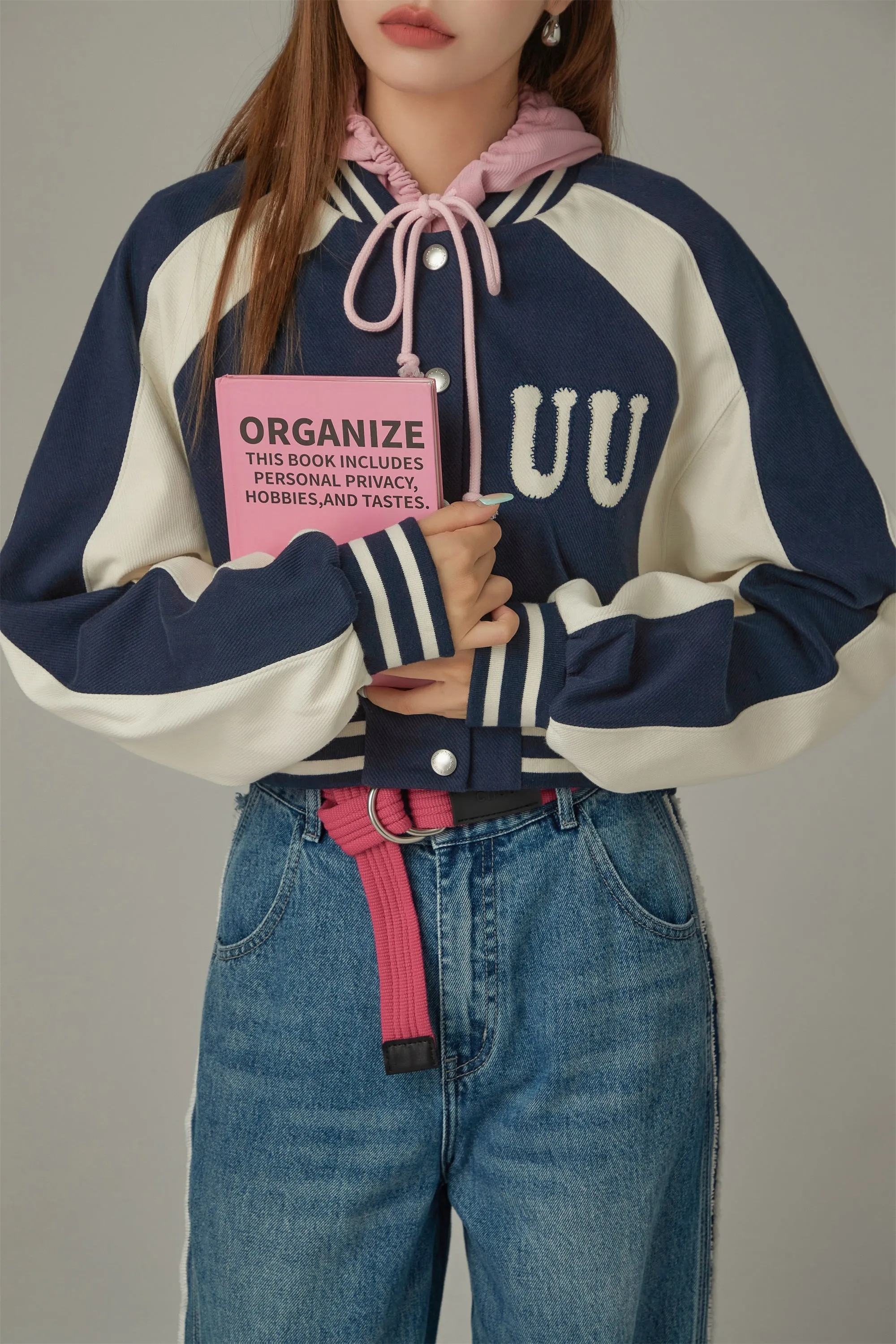 Logo Varsity Cropped Jacket