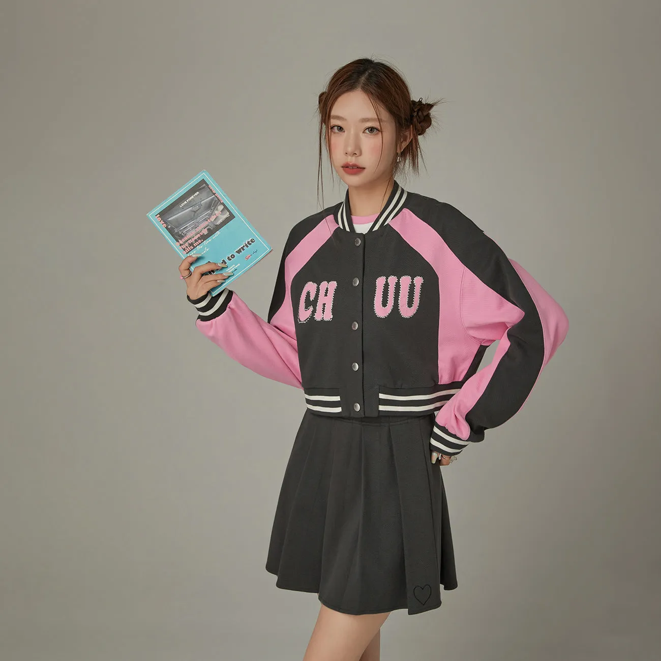 Logo Varsity Cropped Jacket