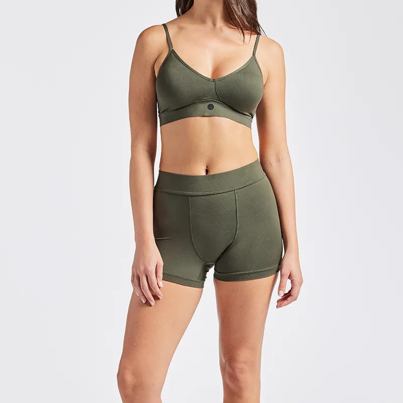 Lounge Bralette - Forest | Smart Apparel