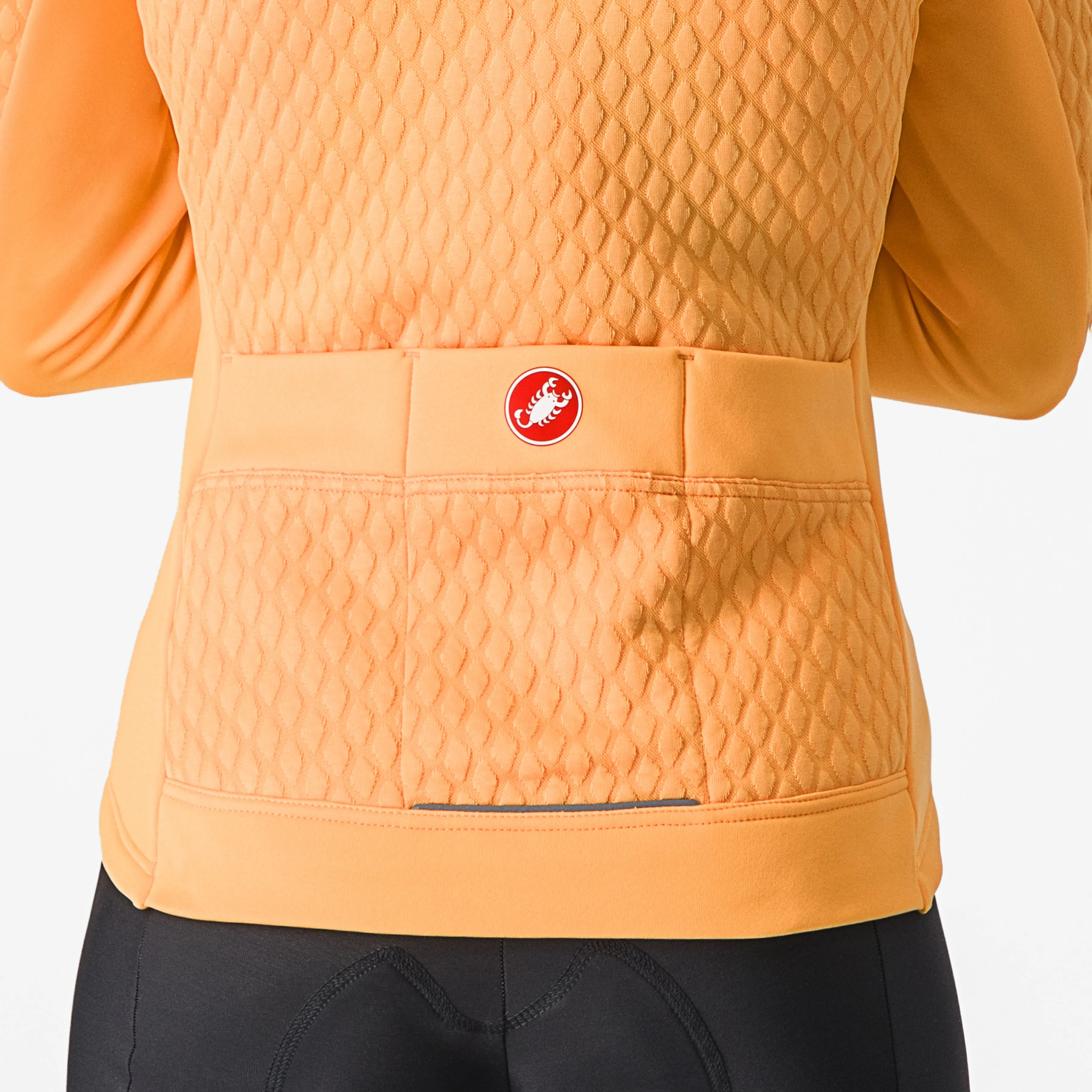 Maglia maniche lunghe donna Castelli Sfida 2 - Arancio chiaro