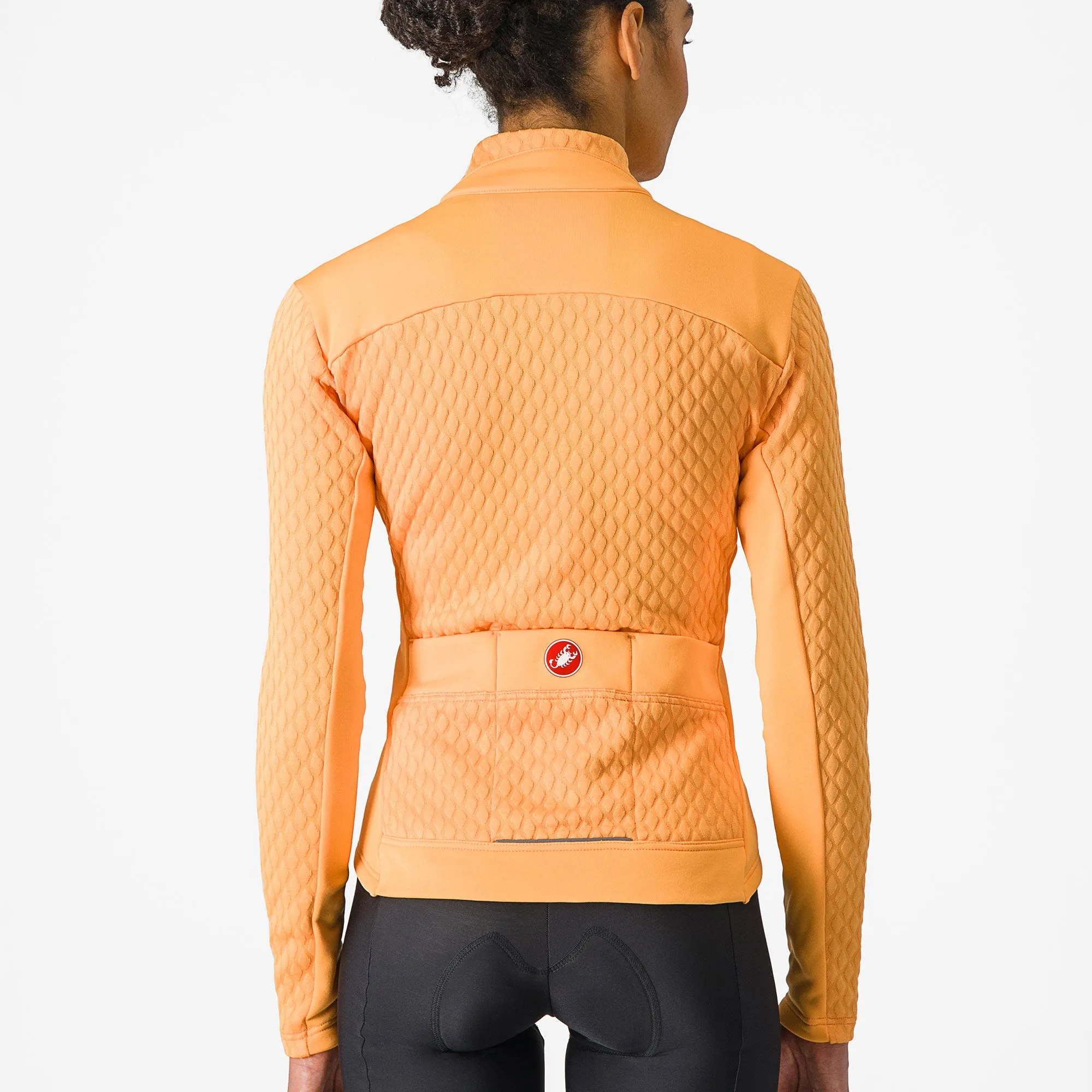 Maglia maniche lunghe donna Castelli Sfida 2 - Arancio chiaro