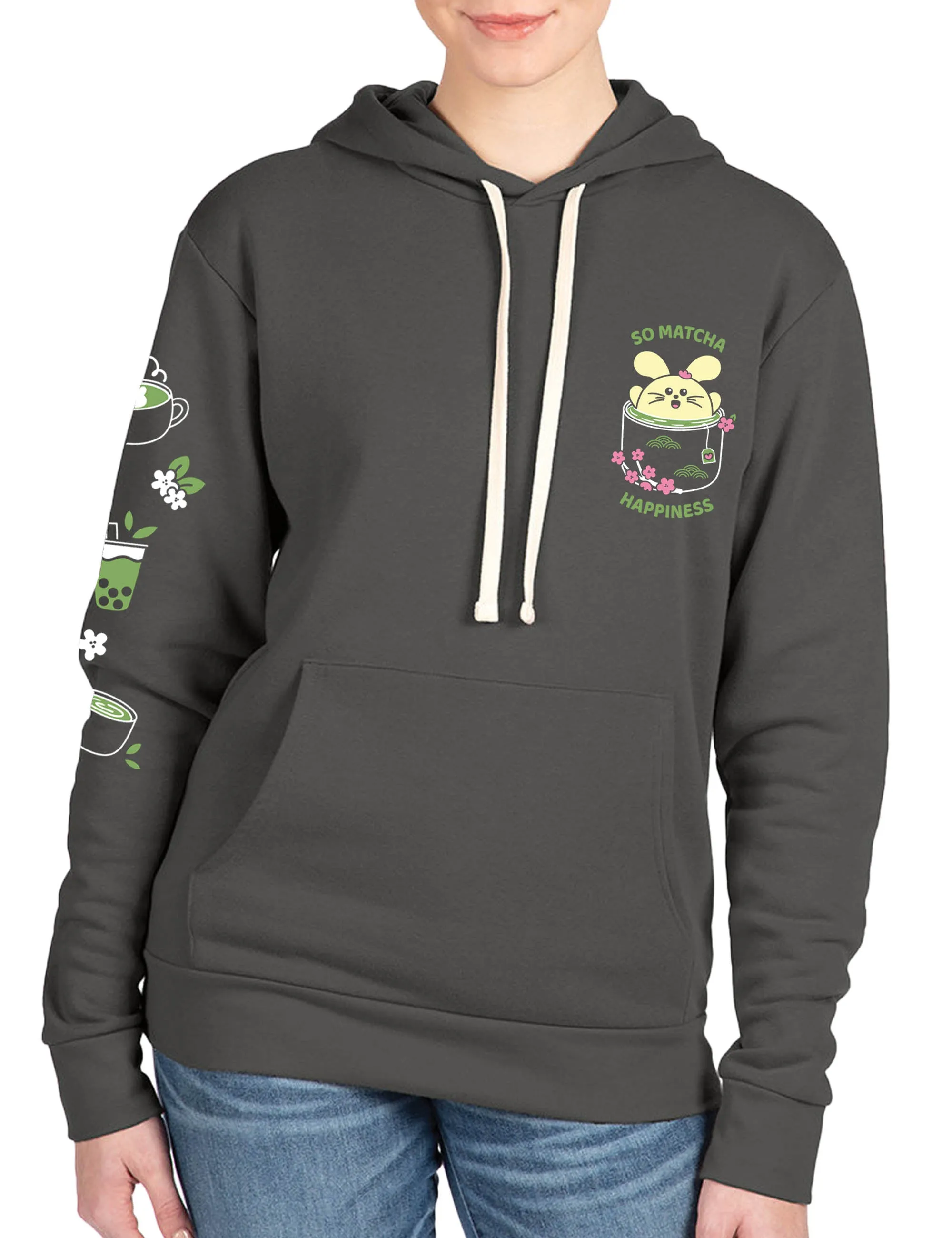 Matcha Happiness Pullover Hoodie