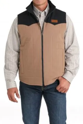 Men's Cinch Reversible Vest Khaki