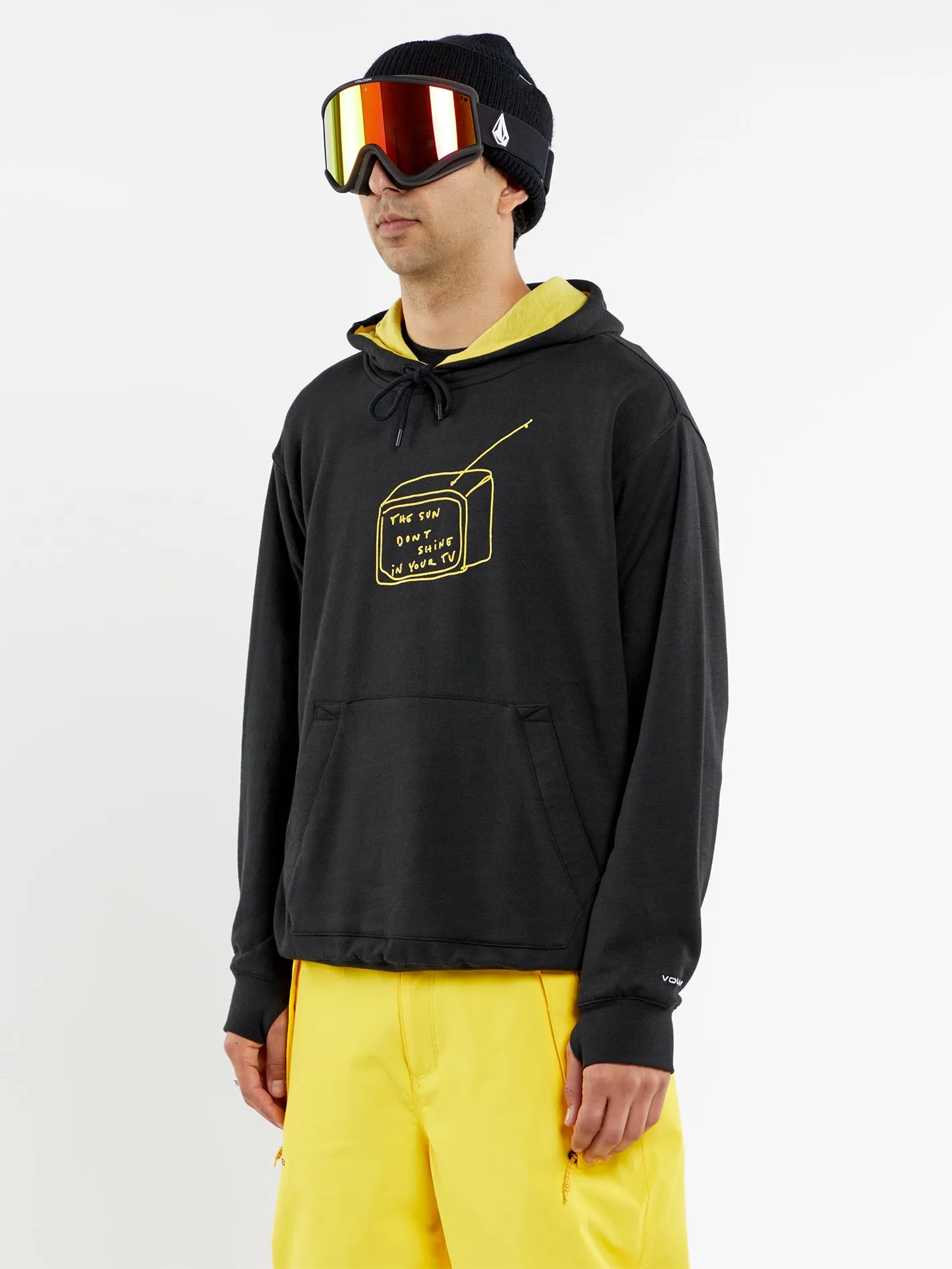 Mens D.I. Fleece Pullover - Black