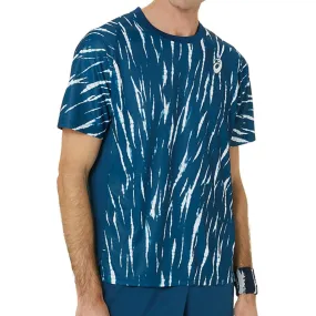 Men's Game Short Sleeve Tennis Top Mako Blue