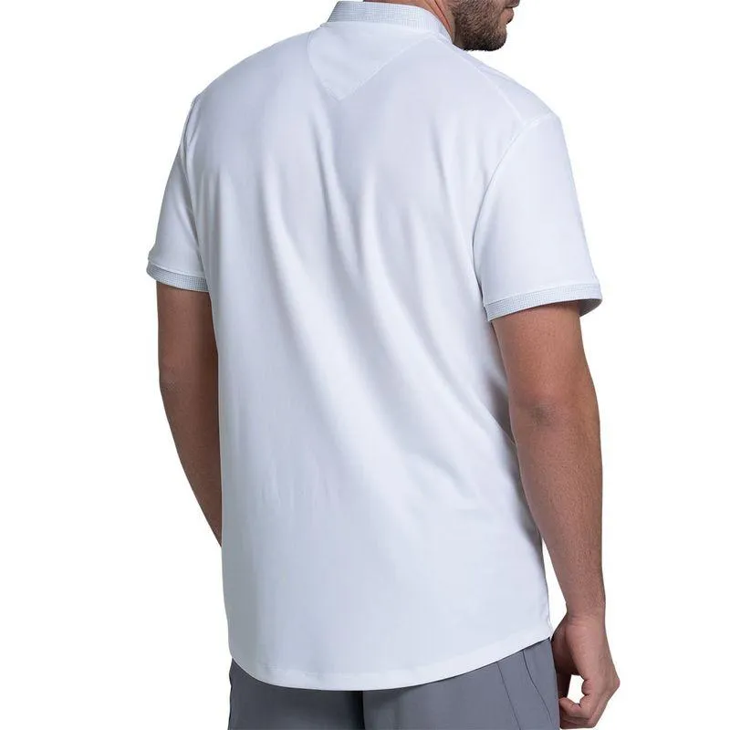 Men`s Strike Short Sleeve Tennis Henley Kiwi