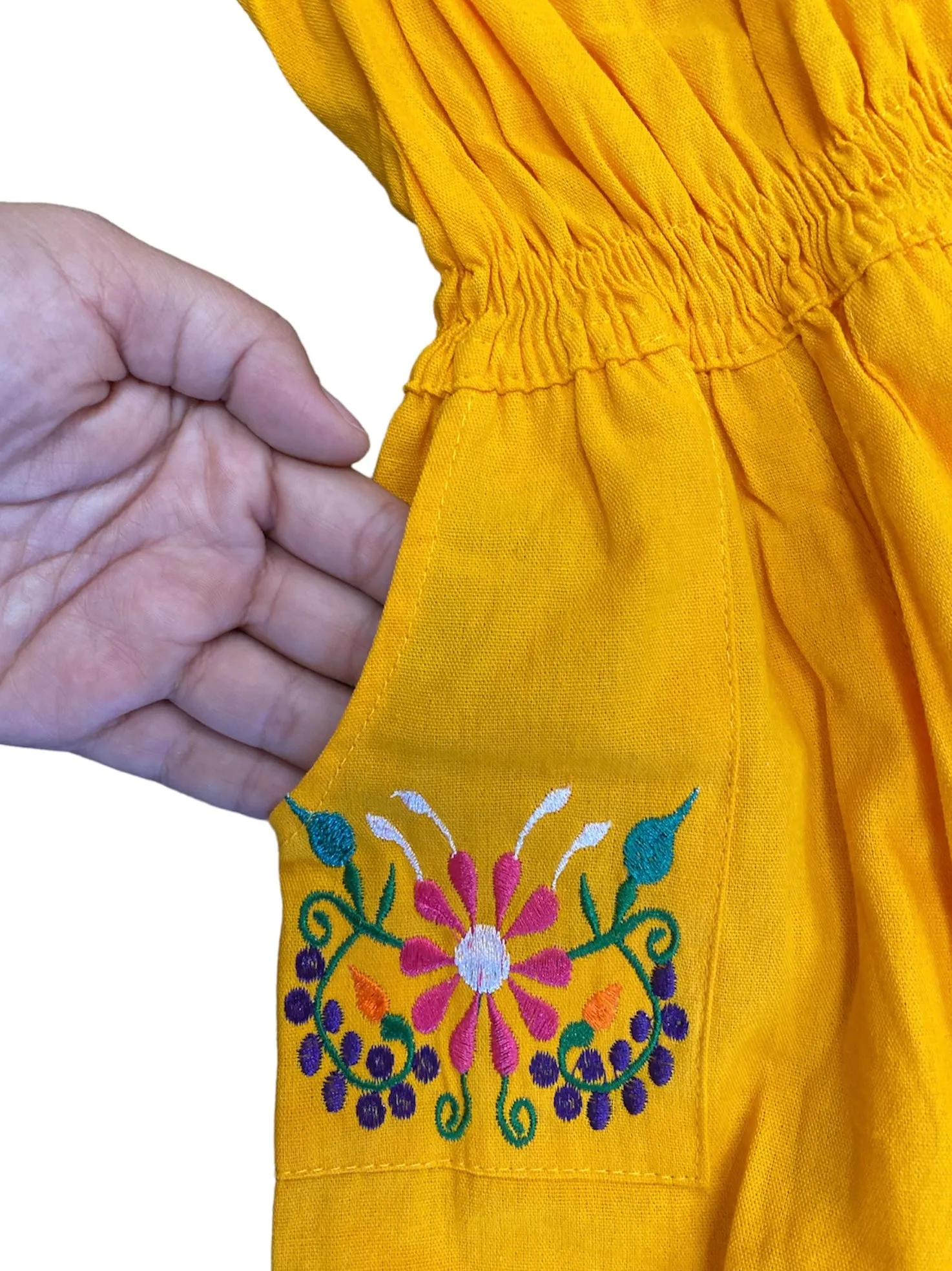 Mexican Girl Yellow Jumpsuit