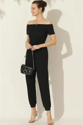 Micaela Off-Shoulder Jumpsuit