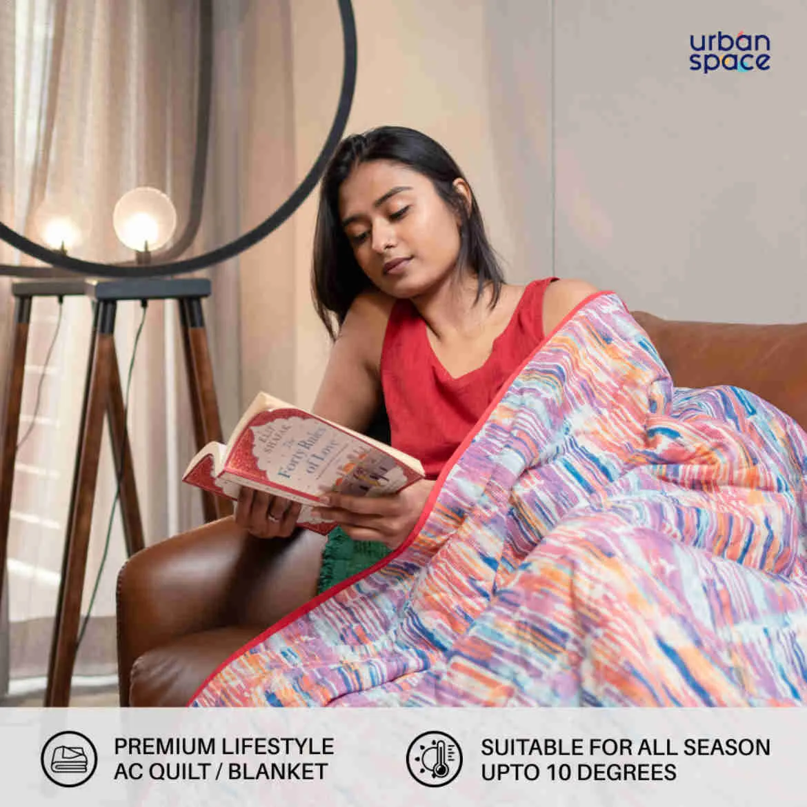 Microfiber 120 GSM All Season AC Blanket / Dohar for bedroom - Jaipur