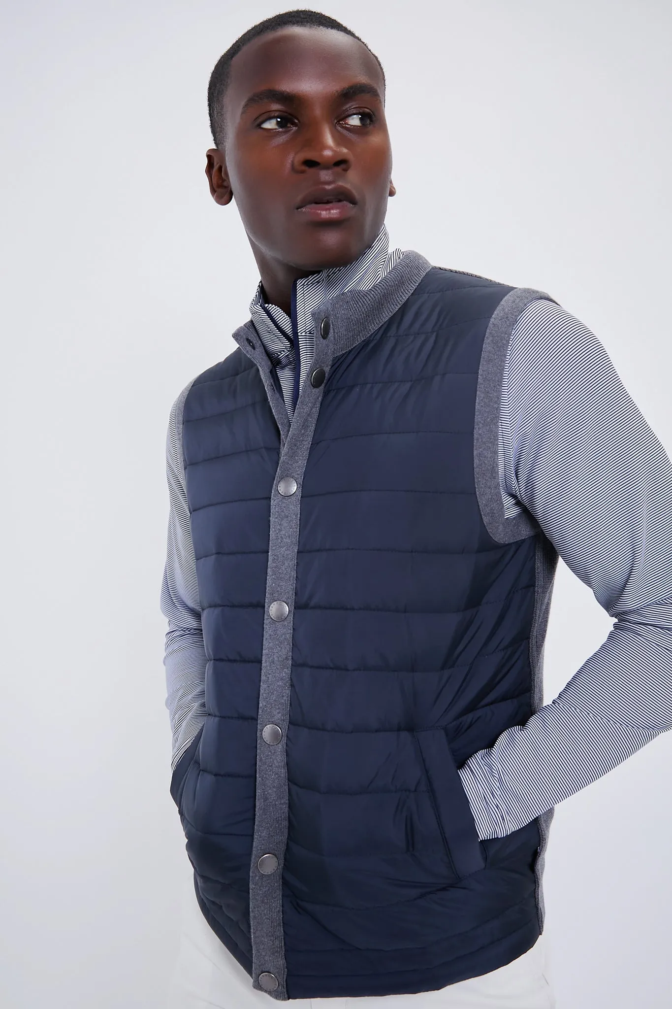 Mid Gray Essential Gilet