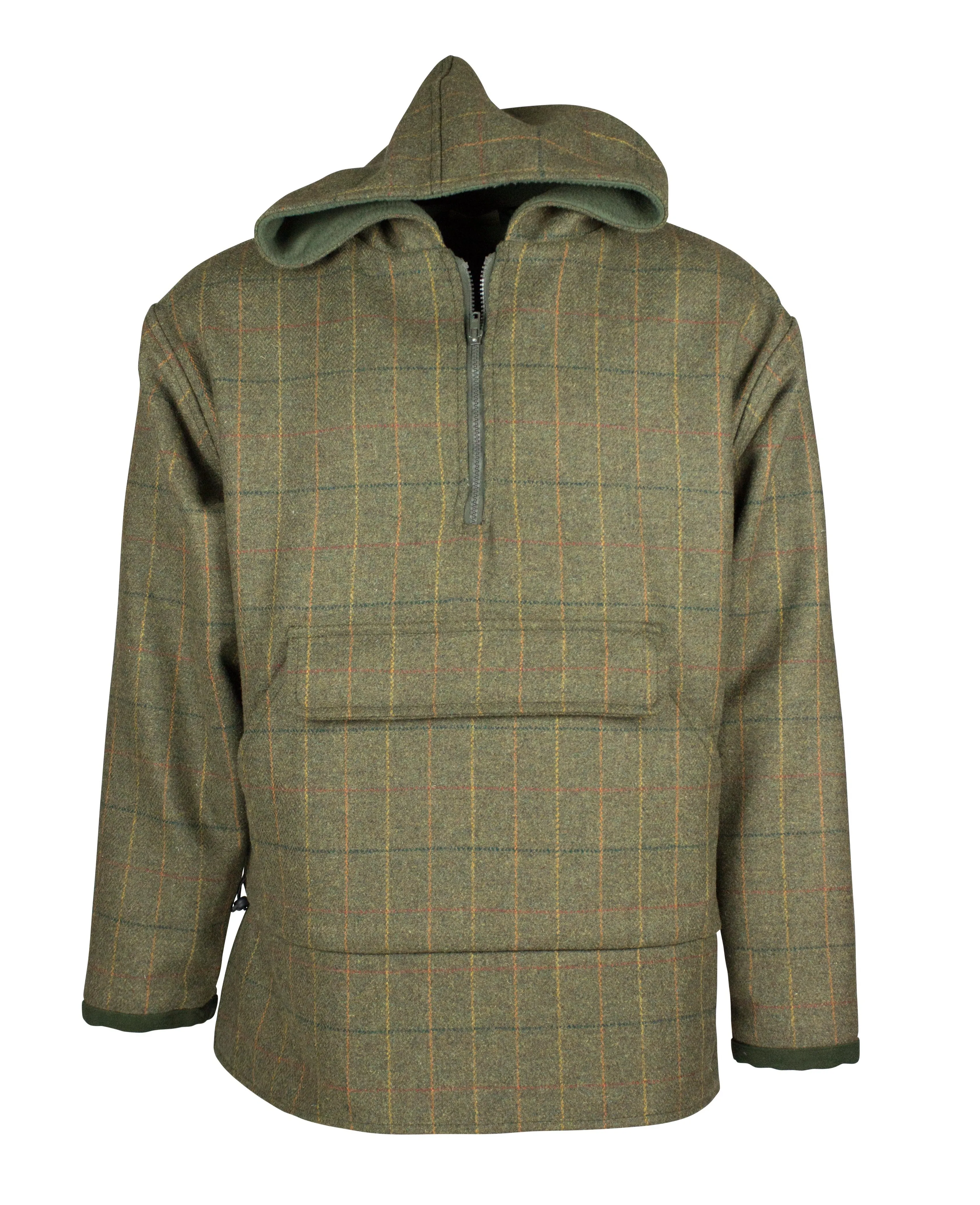 MT11 - Men's Braemer Tweed Smock - GREEN CHECK