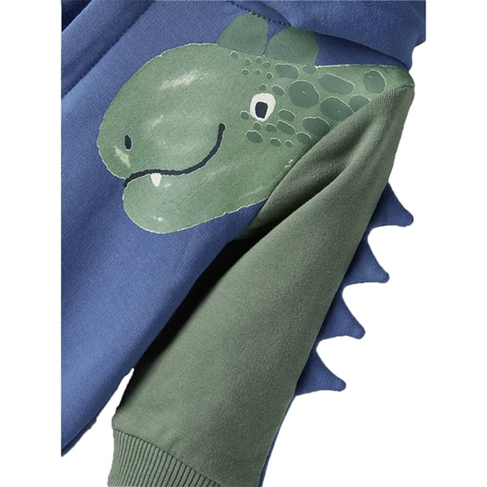 Name it Bijou Blue Tas Dinosaur Sweat Jumpsuit