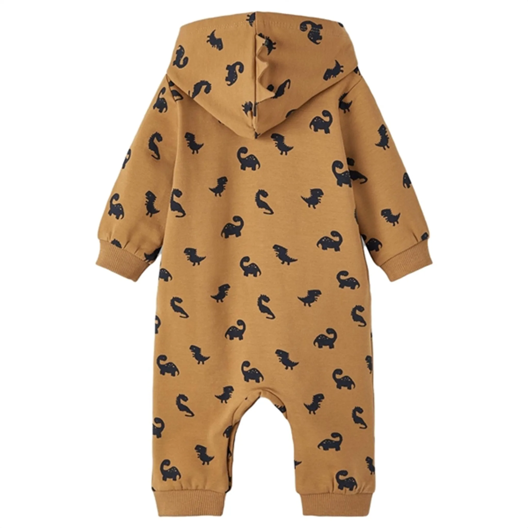 Name it Toasted Coconut Tas Dinosaur Sweat Jumpsuit