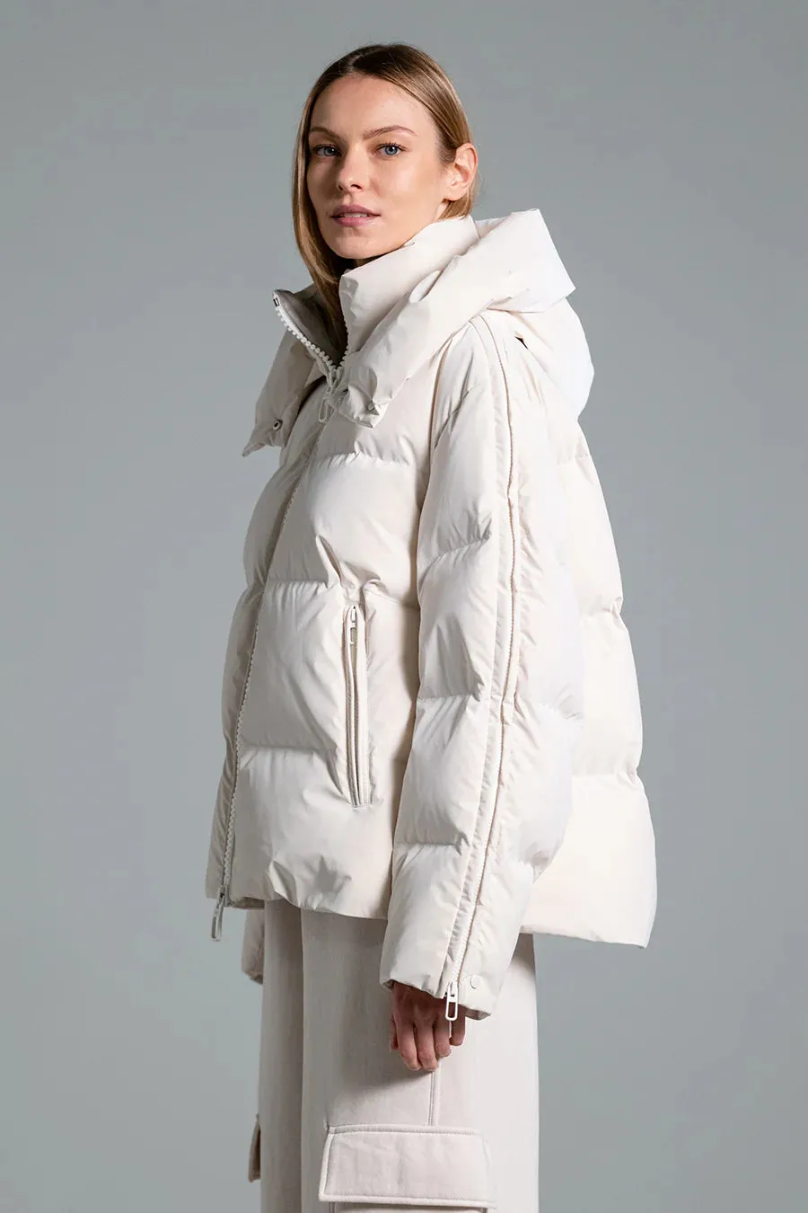 Naoko Down Jacket - White