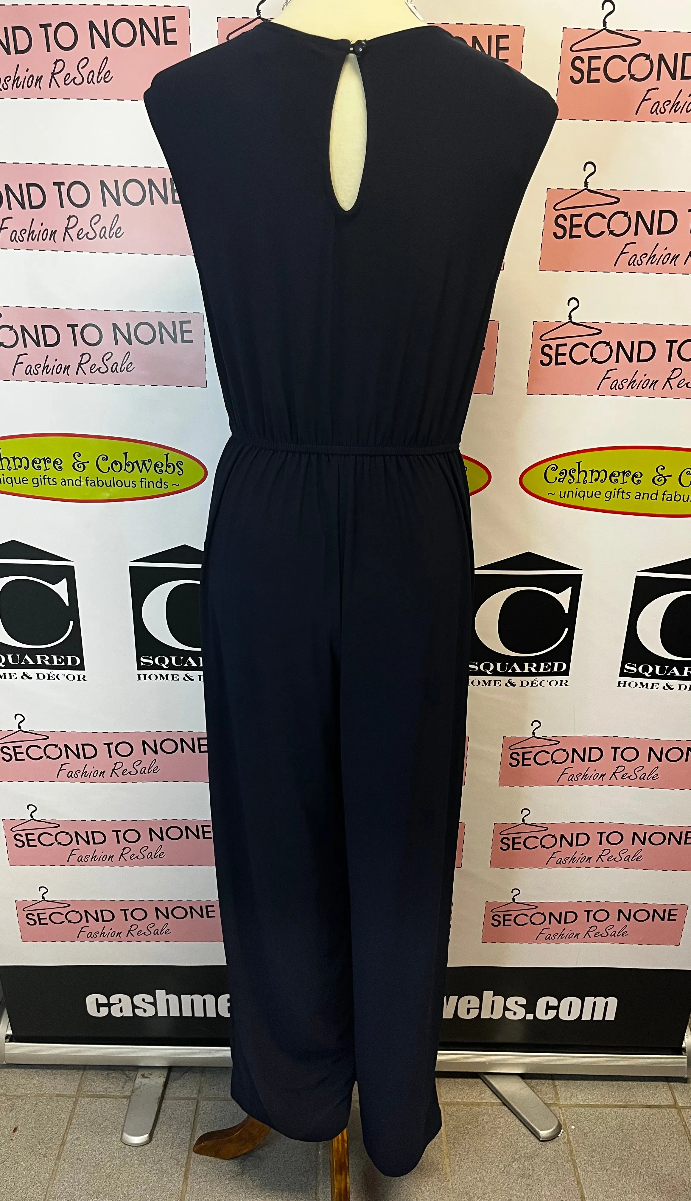 Navy Jumpsuit (Size S)