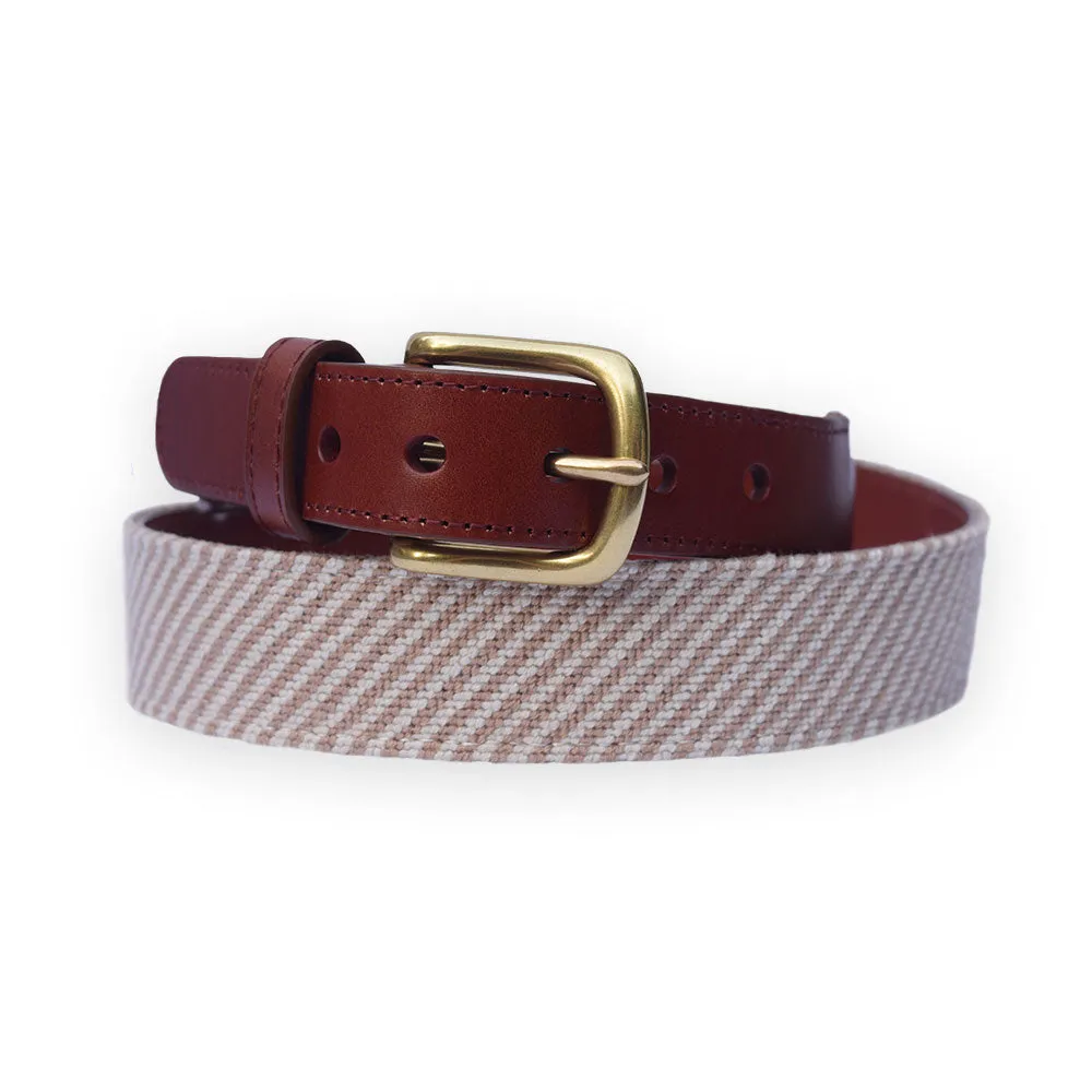 Needlepoint Women's Belt- Herringbone Needlepoint Pattern