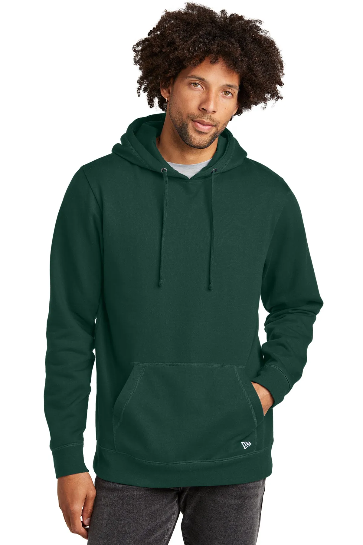 New Era Comeback Fleece Customized Hoodies, Dark Green