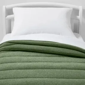 New - Toddler Channel Jersey Kids' Comforter Green - Pillowfort