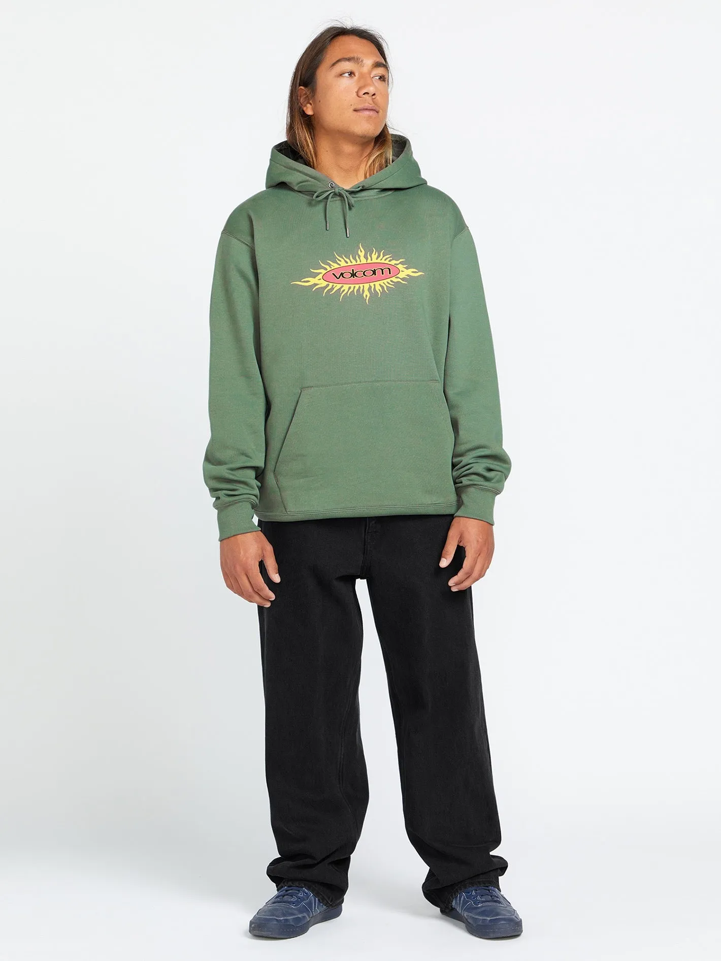 Nu Sun Pullover Sweatshirt - Fir Green