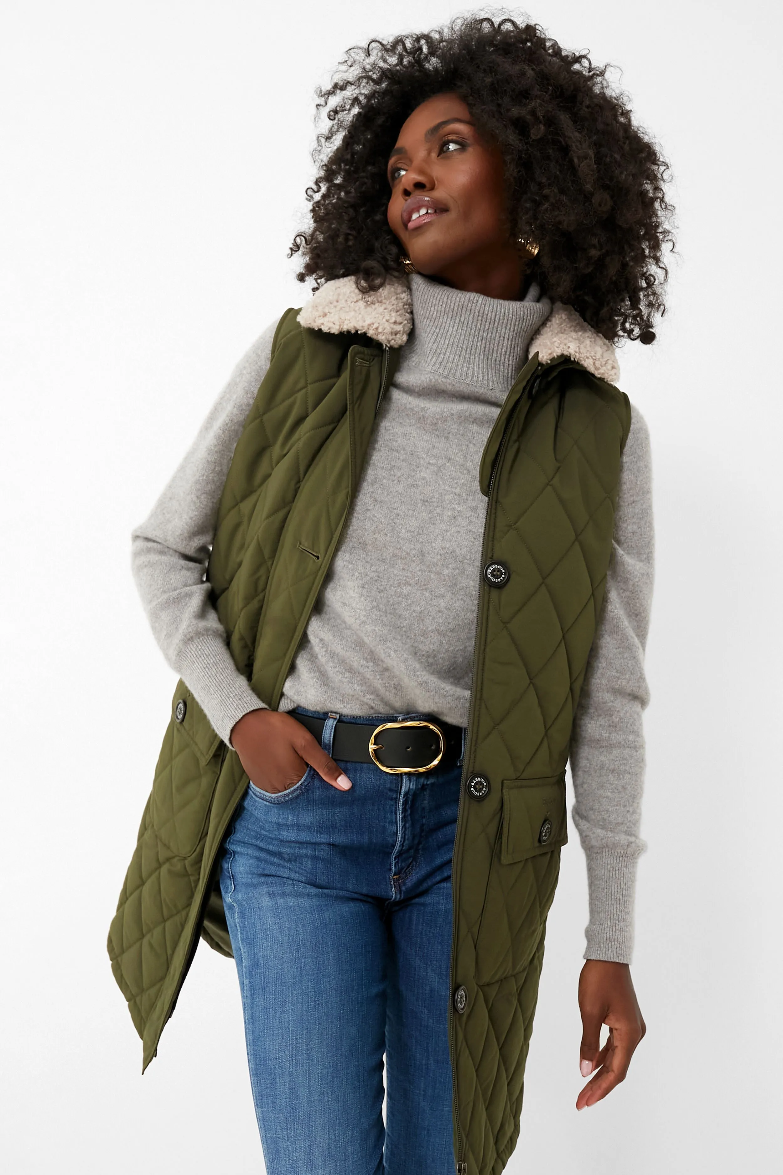 Olive Zander Gilet