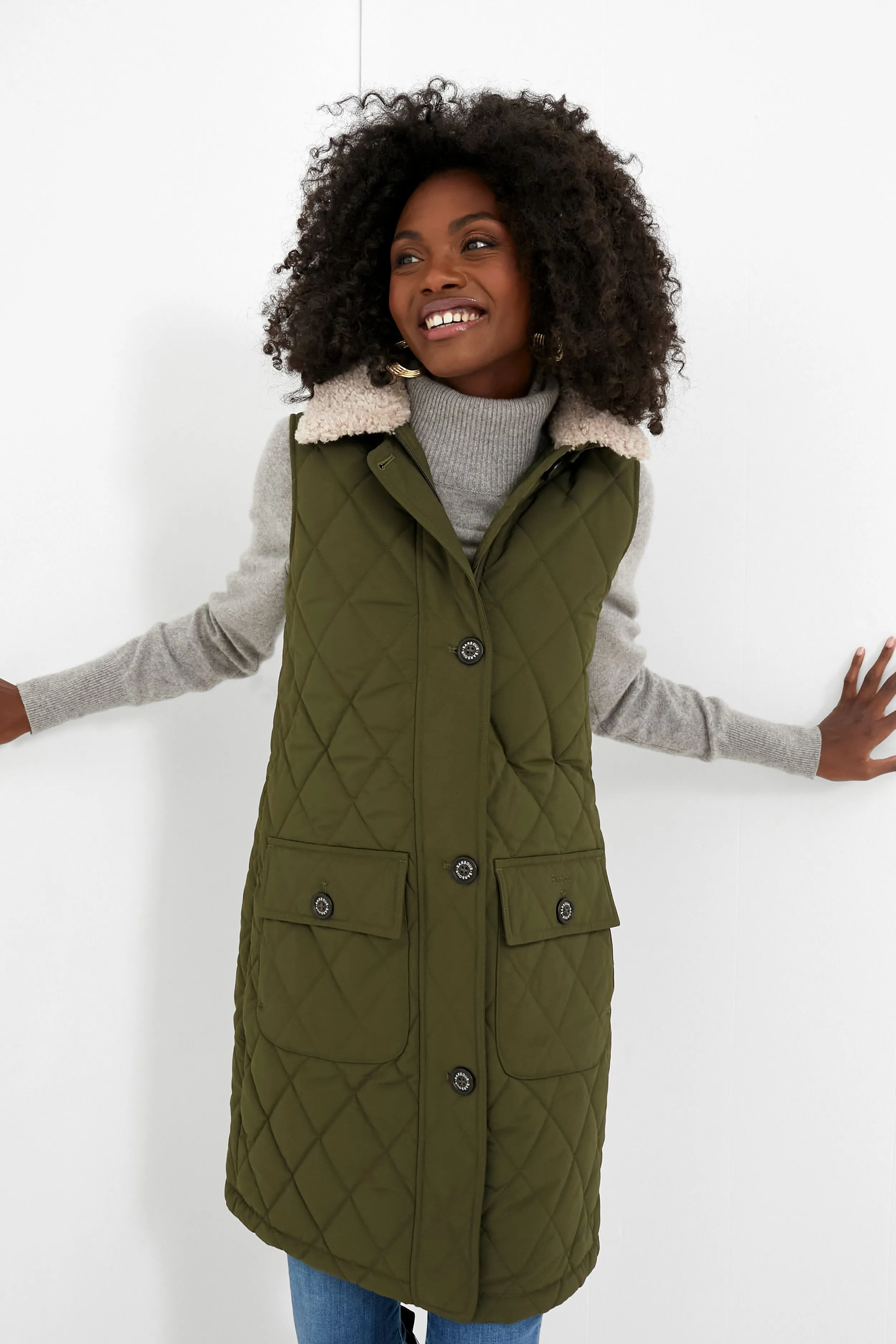 Olive Zander Gilet