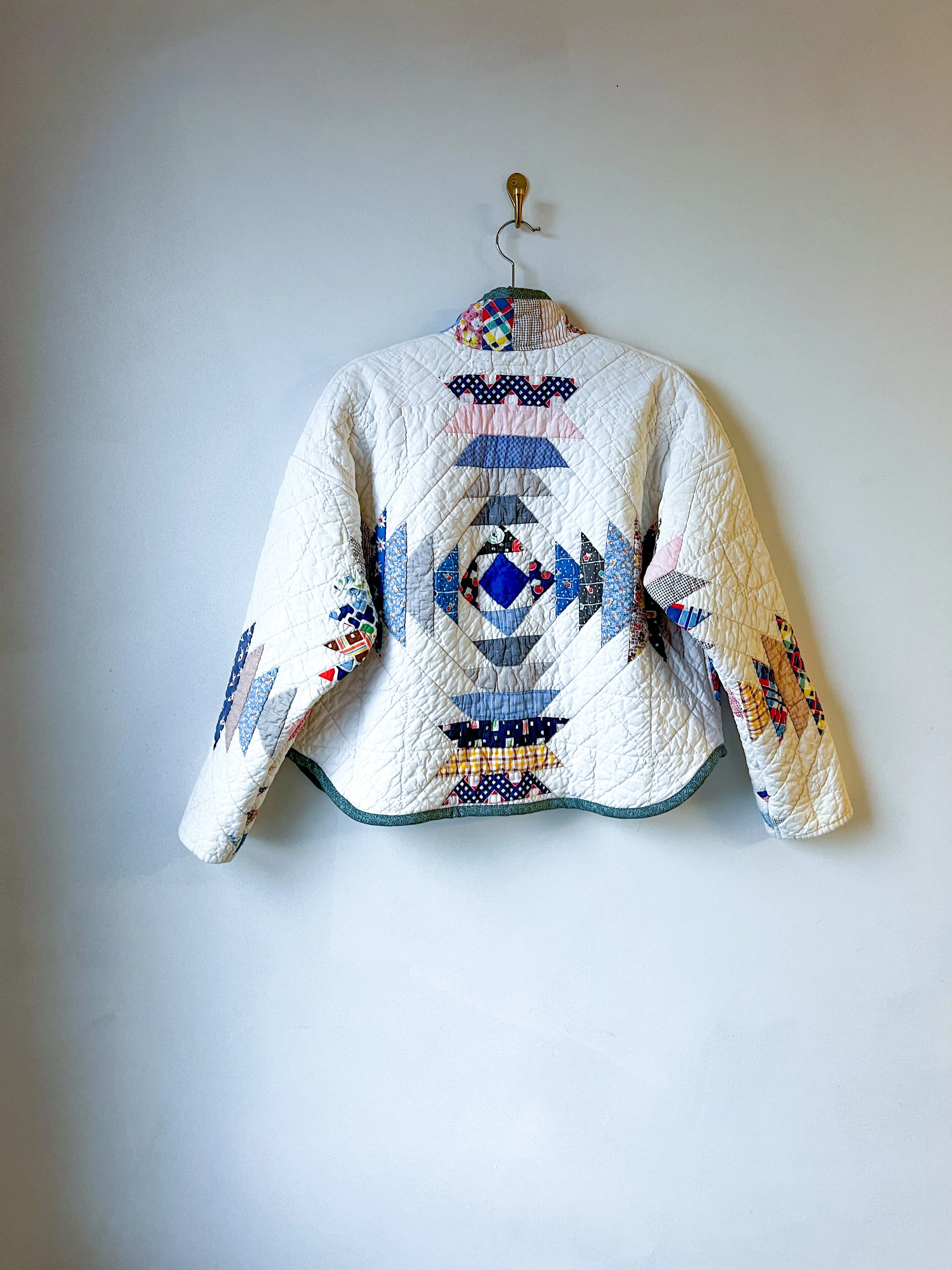 One-of-a-Kind: Pineapple Block Flora Jacket (S)