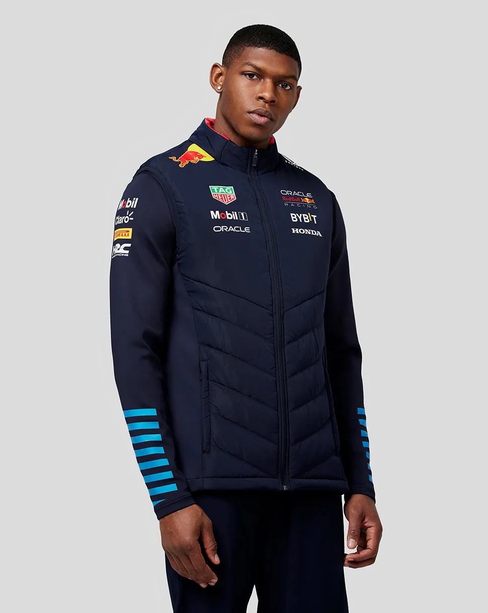 Oracle Red Bull Racing Unisex Official Teamline Hybrid Gilet - Night Sky