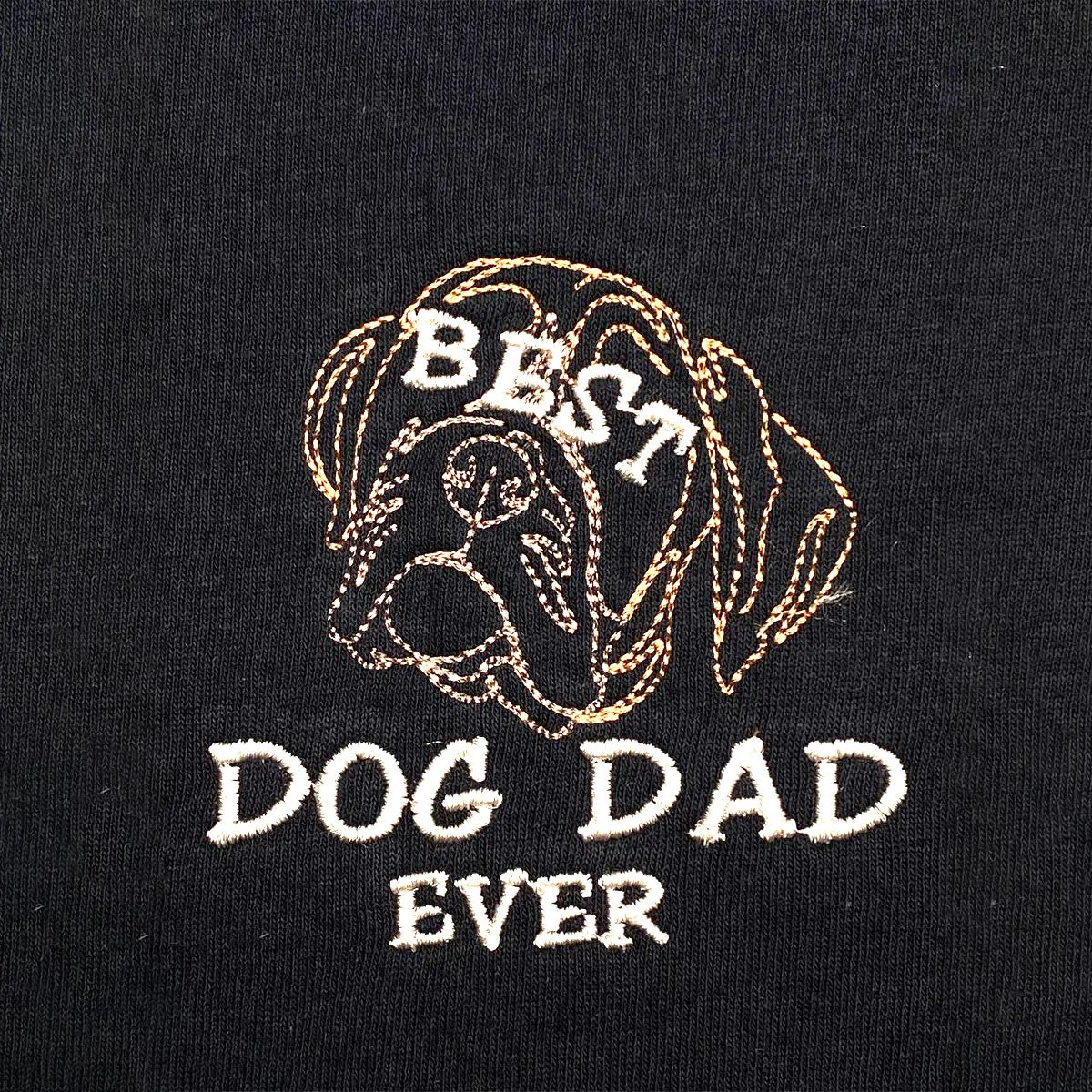 Personalized Best Boxer Dog Dad Ever Embroidered Polo Shirt, Custom Polo Shirt with Dog Name, Best Gifts For Boxer Lovers