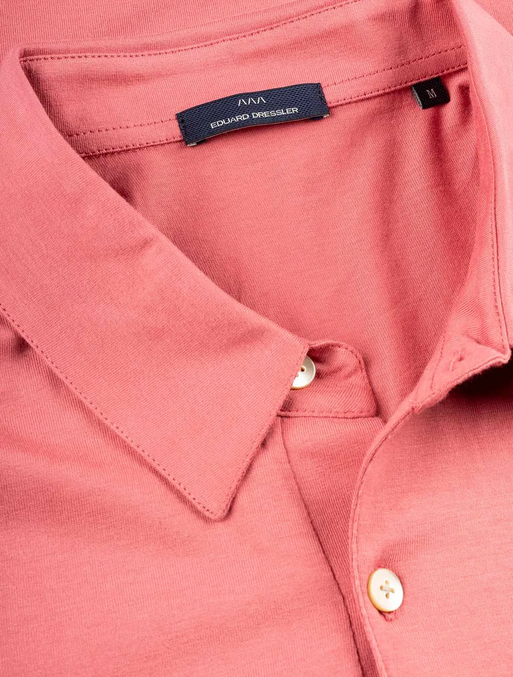 Pima Cotton Polo Shirt Pink