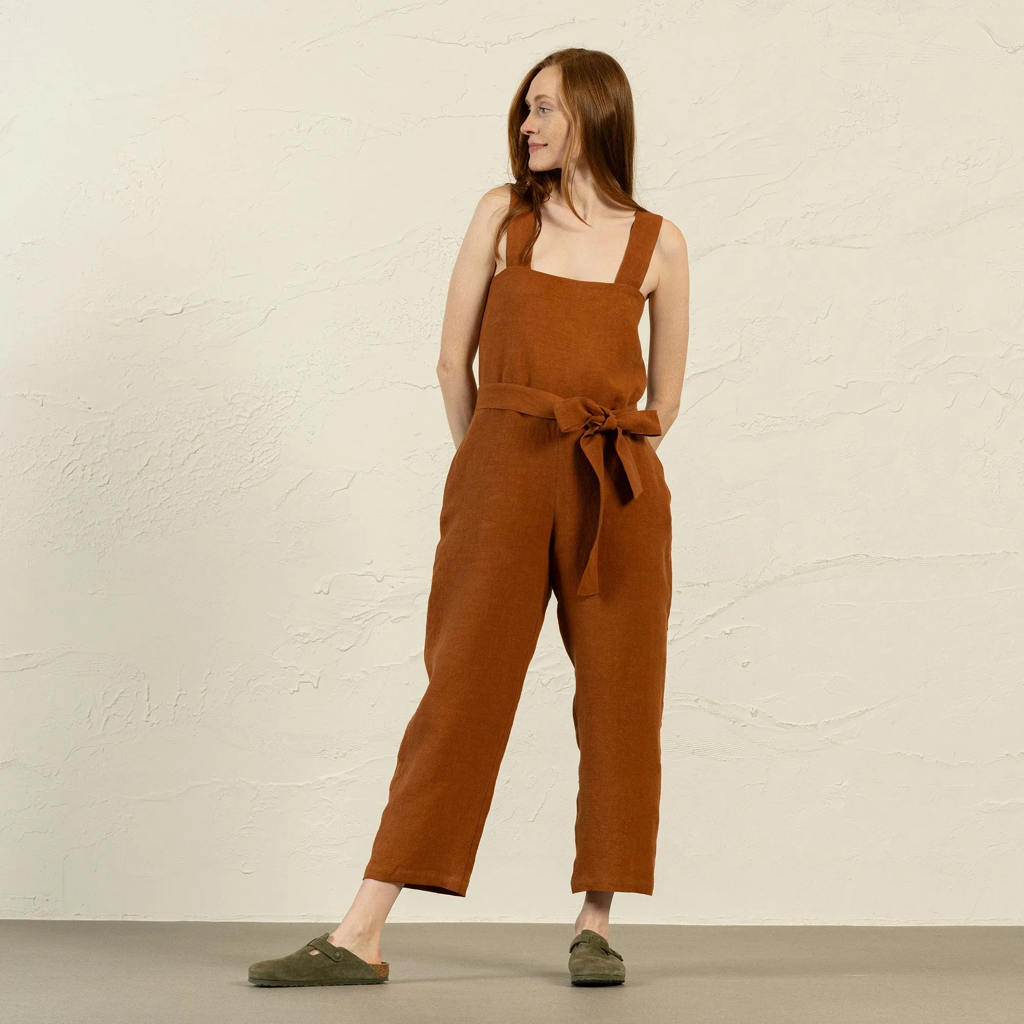 Pinafore Jumpsuit Iris