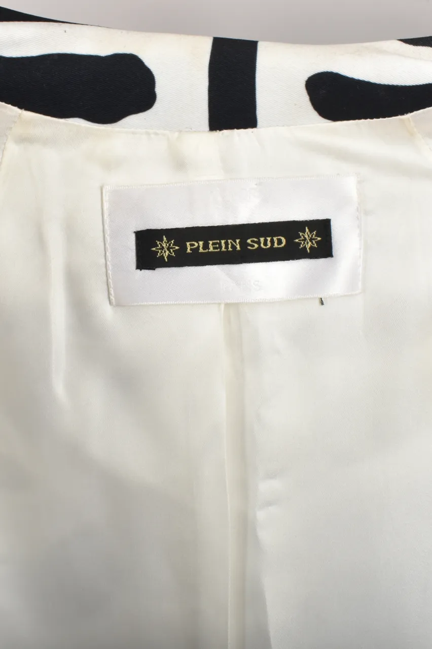 PLEIN SUD 00'S ZEBRA COAT