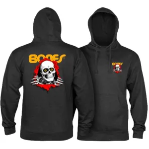 Powell Peralta Ripper Hooded Sweatshirt mid Weight Charcoal Heather