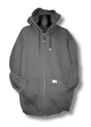 Pro Club Heavyweight  Full Zip Charcoal Hoodie