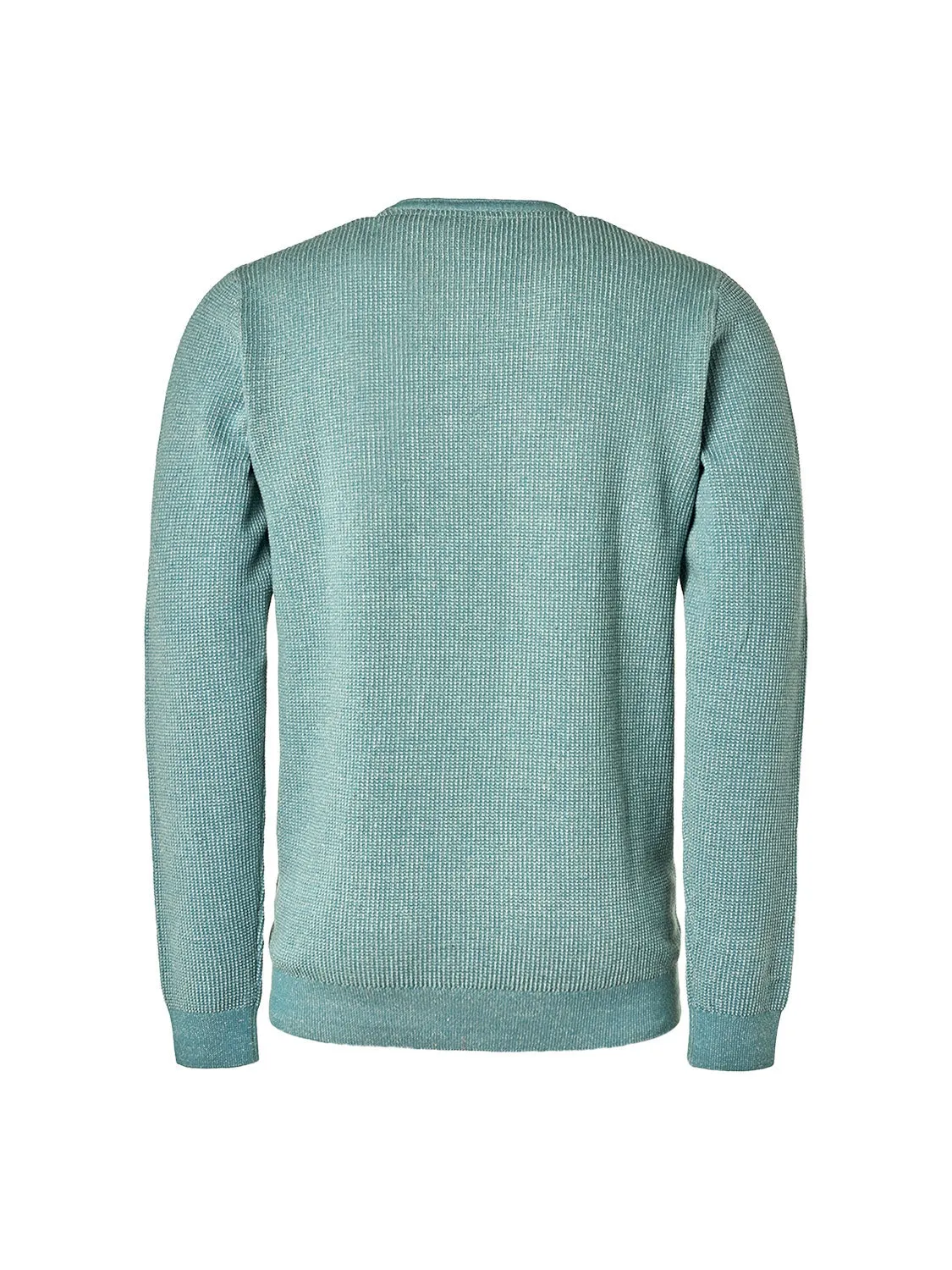 Pullover Crewneck 2 Coloured Jacquard | Pacific